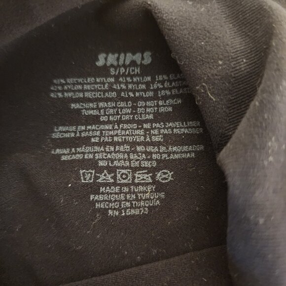 SKIMS Seamless Sculpt Brief Bodysuit Black Small - Picture 4 of 5